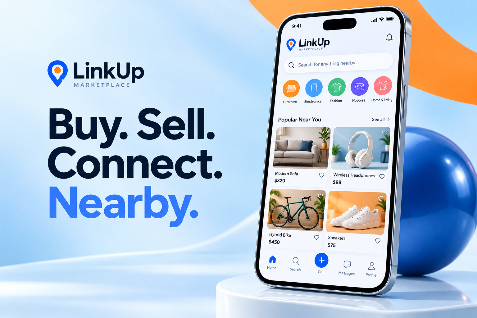LinkUp marketplace concept